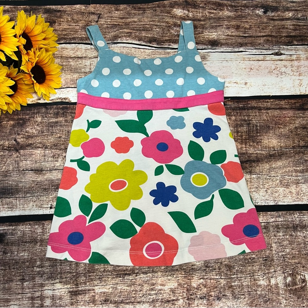 Girls tank tunic by Mini Boden is in like new condition. Size 4 - 5